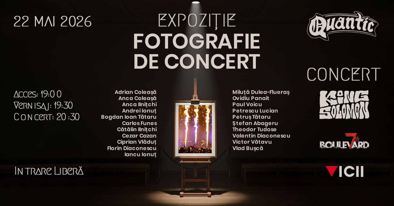 Expoziție Fotografie de Concert — Quantic